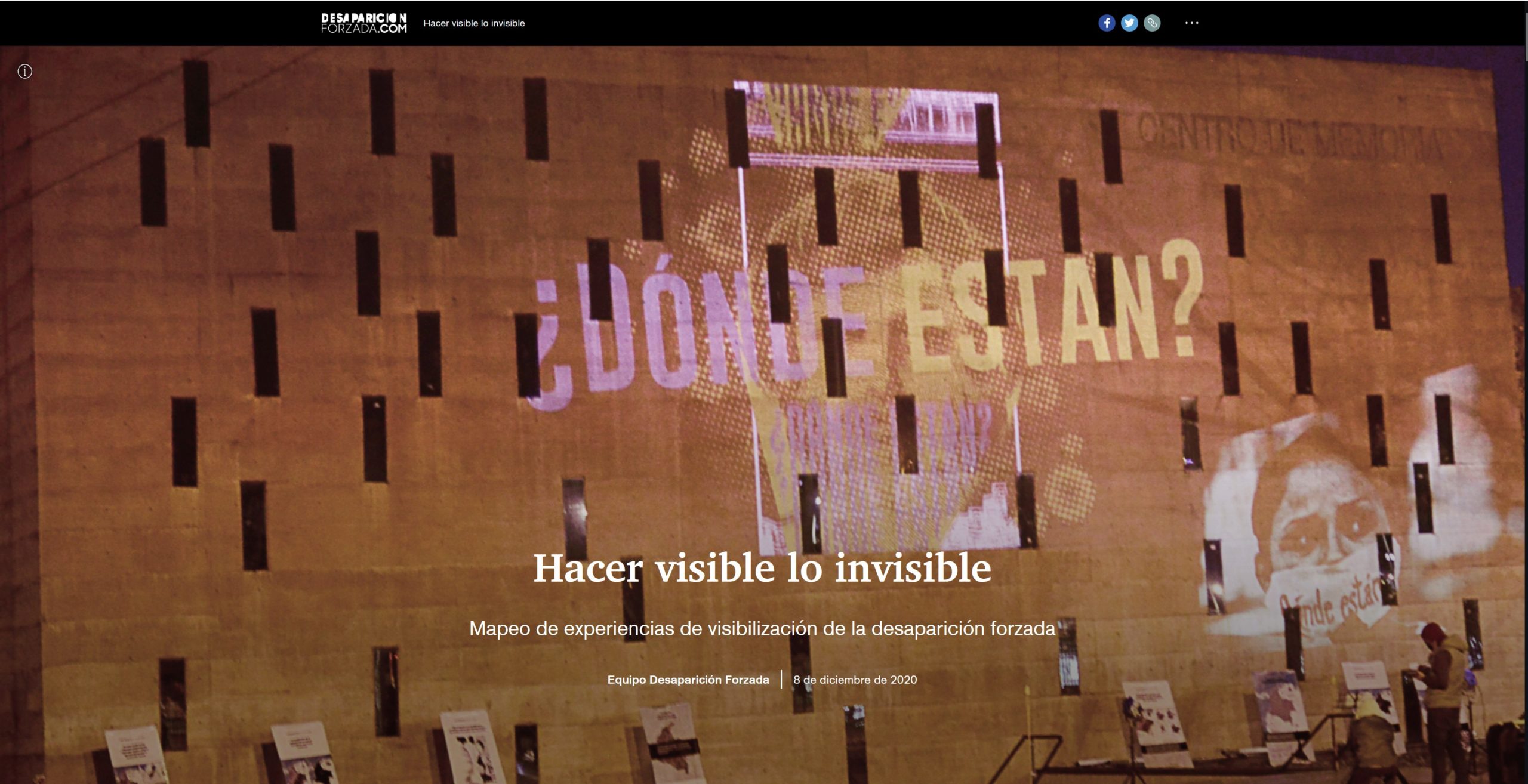 Hacer visible lo invisible